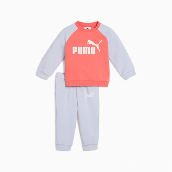 Completo Puma Minicats: stile e comfort per i piccoli esploratori! Raglan & pantaloni, perfetti per ogni avventura.